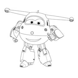 Dibujo para colorear: Super Wings (Dibujos Animados y Series Animadas) #196638 - Dibujos para Colorear e Imprimir Gratis