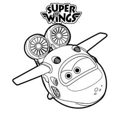 Dibujo para colorear: Super Wings (Dibujos Animados y Series Animadas) #196642 - Dibujos para Colorear e Imprimir Gratis