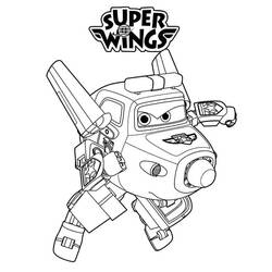 Dibujo para colorear: Super Wings (Dibujos Animados y Series Animadas) #196646 - Dibujos para Colorear e Imprimir Gratis