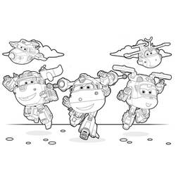 Dibujo para colorear: Super Wings (Dibujos Animados y Series Animadas) #196647 - Dibujos para Colorear e Imprimir Gratis