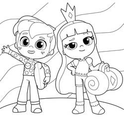 Dibujo para colorear: Talia y the Rainbow Kingdom (Dibujos Animados y Series Animadas) #210649 - Dibujos para Colorear e Imprimir Gratis