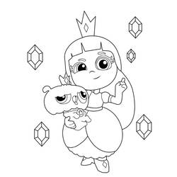 Dibujo para colorear: Talia y the Rainbow Kingdom (Dibujos Animados y Series Animadas) #210654 - Dibujos para Colorear e Imprimir Gratis