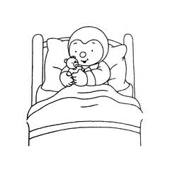 Dibujo para colorear: Tchoupi y Doudou (Dibujos Animados y Series Animadas) #34084 - Dibujos para Colorear e Imprimir Gratis