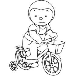 Dibujo para colorear: Tchoupi y Doudou (Dibujos Animados y Series Animadas) #34090 - Dibujos para Colorear e Imprimir Gratis