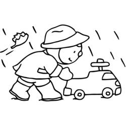 Dibujo para colorear: Tchoupi y Doudou (Dibujos Animados y Series Animadas) #34092 - Dibujos para Colorear e Imprimir Gratis