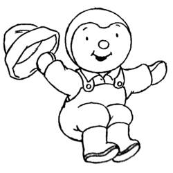 Dibujo para colorear: Tchoupi y Doudou (Dibujos Animados y Series Animadas) #34096 - Dibujos para Colorear e Imprimir Gratis