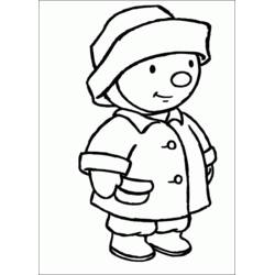 Dibujo para colorear: Tchoupi y Doudou (Dibujos Animados y Series Animadas) #34125 - Dibujos para Colorear e Imprimir Gratis