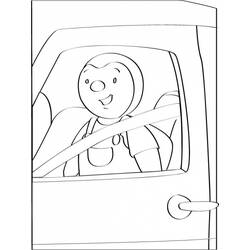 Dibujo para colorear: Tchoupi y Doudou (Dibujos Animados y Series Animadas) #34242 - Dibujos para Colorear e Imprimir Gratis