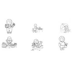 Dibujo para colorear: Tchoupi y Doudou (Dibujos Animados y Series Animadas) #34251 - Dibujos para Colorear e Imprimir Gratis