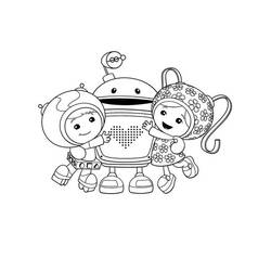 Dibujos para colorear: Team Umizoomi - Dibujos para Colorear e Imprimir Gratis