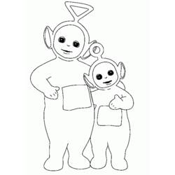 Dibujo para colorear: Teletubbies (Dibujos Animados y Series Animadas) #49668 - Dibujos para Colorear e Imprimir Gratis