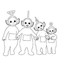 Dibujos para colorear: Teletubbies - Dibujos para Colorear e Imprimir Gratis