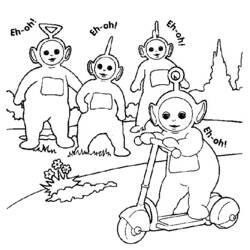 Dibujo para colorear: Teletubbies (Dibujos Animados y Series Animadas) #49681 - Dibujos para Colorear e Imprimir Gratis