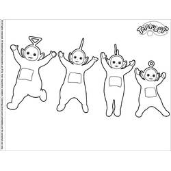 Dibujo para colorear: Teletubbies (Dibujos Animados y Series Animadas) #49762 - Dibujos para Colorear e Imprimir Gratis