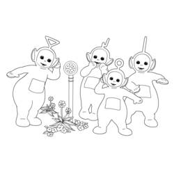 Dibujo para colorear: Teletubbies (Dibujos Animados y Series Animadas) #49769 - Dibujos para Colorear e Imprimir Gratis
