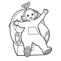 Dibujo para colorear: Teletubbies (Dibujos Animados y Series Animadas) #49788 - Dibujos para Colorear e Imprimir Gratis