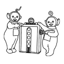 Dibujo para colorear: Teletubbies (Dibujos Animados y Series Animadas) #49827 - Dibujos para Colorear e Imprimir Gratis