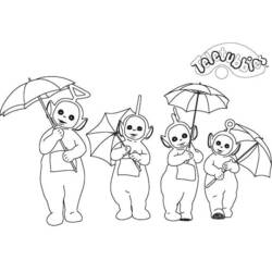 Dibujo para colorear: Teletubbies (Dibujos Animados y Series Animadas) #49941 - Dibujos para Colorear e Imprimir Gratis