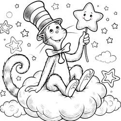 Dibujo para colorear: The Cat in the Hat (Dibujos Animados y Series Animadas) #220488 - Dibujos para Colorear e Imprimir Gratis
