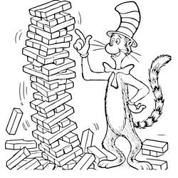 Dibujo para colorear: The Cat in the Hat (Dibujos Animados y Series Animadas) #220489 - Dibujos para Colorear e Imprimir Gratis