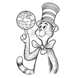 Dibujo para colorear: The Cat in the Hat (Dibujos Animados y Series Animadas) #220491 - Dibujos para Colorear e Imprimir Gratis