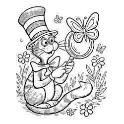 Dibujo para colorear: The Cat in the Hat (Dibujos Animados y Series Animadas) #220492 - Dibujos para Colorear e Imprimir Gratis