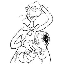 Dibujo para colorear: The Cat in the Hat (Dibujos Animados y Series Animadas) #220497 - Dibujos para Colorear e Imprimir Gratis
