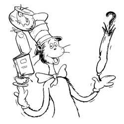 Dibujo para colorear: The Cat in the Hat (Dibujos Animados y Series Animadas) #220498 - Dibujos para Colorear e Imprimir Gratis