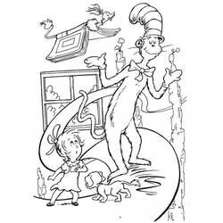 Dibujo para colorear: The Cat in the Hat (Dibujos Animados y Series Animadas) #220499 - Dibujos para Colorear e Imprimir Gratis