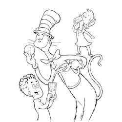 Dibujo para colorear: The Cat in the Hat (Dibujos Animados y Series Animadas) #220501 - Dibujos para Colorear e Imprimir Gratis