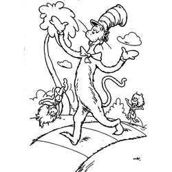 Dibujo para colorear: The Cat in the Hat (Dibujos Animados y Series Animadas) #220502 - Dibujos para Colorear e Imprimir Gratis