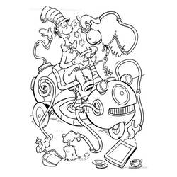 Dibujo para colorear: The Cat in the Hat (Dibujos Animados y Series Animadas) #220507 - Dibujos para Colorear e Imprimir Gratis
