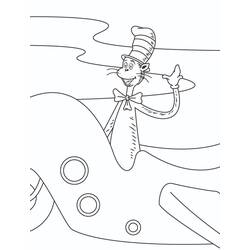 Dibujo para colorear: The Cat in the Hat (Dibujos Animados y Series Animadas) #220510 - Dibujos para Colorear e Imprimir Gratis