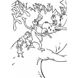 Dibujo para colorear: The Cat in the Hat (Dibujos Animados y Series Animadas) #220518 - Dibujos para Colorear e Imprimir Gratis