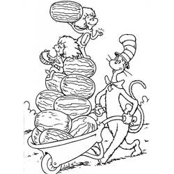 Dibujo para colorear: The Cat in the Hat (Dibujos Animados y Series Animadas) #220522 - Dibujos para Colorear e Imprimir Gratis
