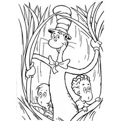 Dibujo para colorear: The Cat in the Hat (Dibujos Animados y Series Animadas) #220523 - Dibujos para Colorear e Imprimir Gratis