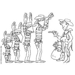 Dibujo para colorear: The Daltons (Dibujos Animados y Series Animadas) #51841 - Dibujos para Colorear e Imprimir Gratis