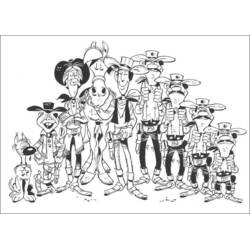 Dibujo para colorear: The Daltons (Dibujos Animados y Series Animadas) #51904 - Dibujos para Colorear e Imprimir Gratis
