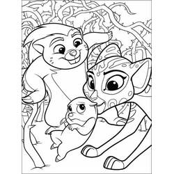 Dibujo para colorear: The Lion Guard (Dibujos Animados y Series Animadas) #197270 - Dibujos para Colorear e Imprimir Gratis
