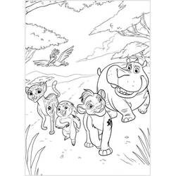 Dibujo para colorear: The Lion Guard (Dibujos Animados y Series Animadas) #197271 - Dibujos para Colorear e Imprimir Gratis