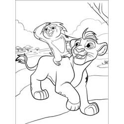Dibujo para colorear: The Lion Guard (Dibujos Animados y Series Animadas) #197272 - Dibujos para Colorear e Imprimir Gratis
