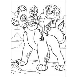 Dibujo para colorear: The Lion Guard (Dibujos Animados y Series Animadas) #197277 - Dibujos para Colorear e Imprimir Gratis
