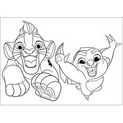 Dibujo para colorear: The Lion Guard (Dibujos Animados y Series Animadas) #197290 - Dibujos para Colorear e Imprimir Gratis