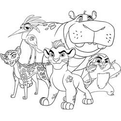Dibujo para colorear: The Lion Guard (Dibujos Animados y Series Animadas) #197295 - Dibujos para Colorear e Imprimir Gratis