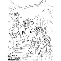 Dibujo para colorear: The Lion Guard (Dibujos Animados y Series Animadas) #197296 - Dibujos para Colorear e Imprimir Gratis