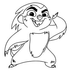 Dibujo para colorear: The Lion Guard (Dibujos Animados y Series Animadas) #197309 - Dibujos para Colorear e Imprimir Gratis