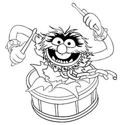 Dibujo para colorear: The Muppets (Dibujos Animados y Series Animadas) #210111 - Dibujos para Colorear e Imprimir Gratis