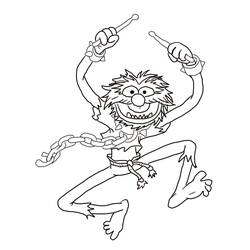 Dibujo para colorear: The Muppets (Dibujos Animados y Series Animadas) #210112 - Dibujos para Colorear e Imprimir Gratis