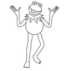 Dibujo para colorear: The Muppets (Dibujos Animados y Series Animadas) #210123 - Dibujos para Colorear e Imprimir Gratis
