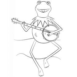 Dibujo para colorear: The Muppets (Dibujos Animados y Series Animadas) #210124 - Dibujos para Colorear e Imprimir Gratis